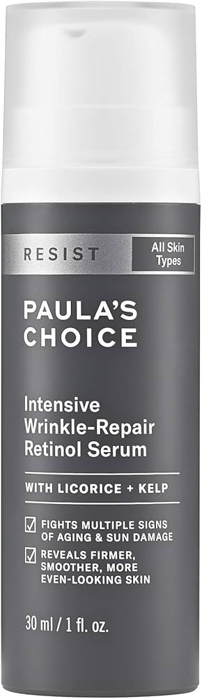 Paula's Choice RESIST Intensive Wrinkle-Repair Retinol Serum, Squalane, Vitamin C & E, Anti-Aging... | Amazon (US)