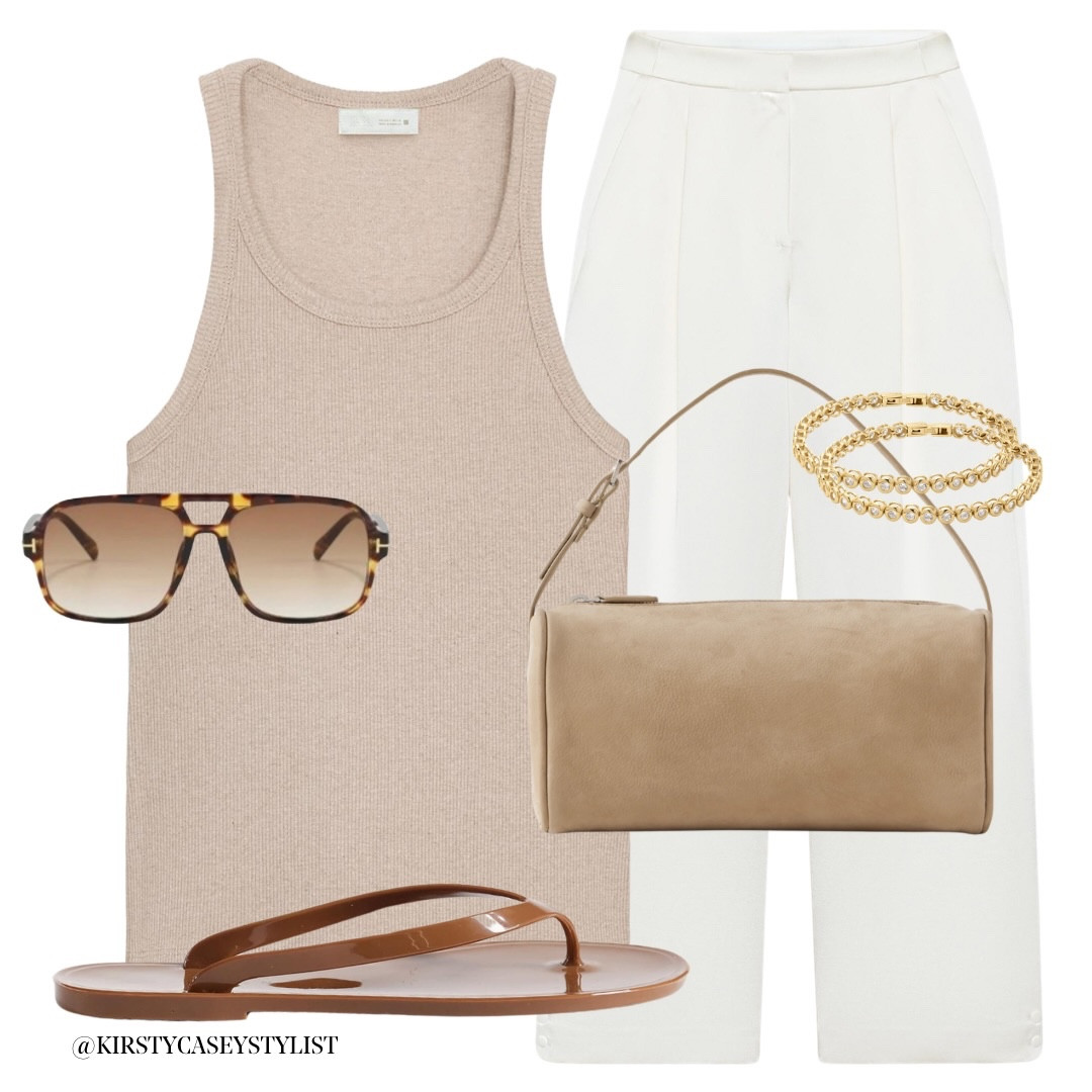 This is my way of manifesting some sunshine☀️…so imagine you’ve spent the day on the beach, you’re getting ready for a low key dinner and you’ve put on these satin barrel trousers - vibes 💯 >>>swipeee

#holidayoutfitsinspo #satintrousers #ootdinspo #summeroutfits #zaranewin

#LTKstyletip #LTKdatenight #LTKspring