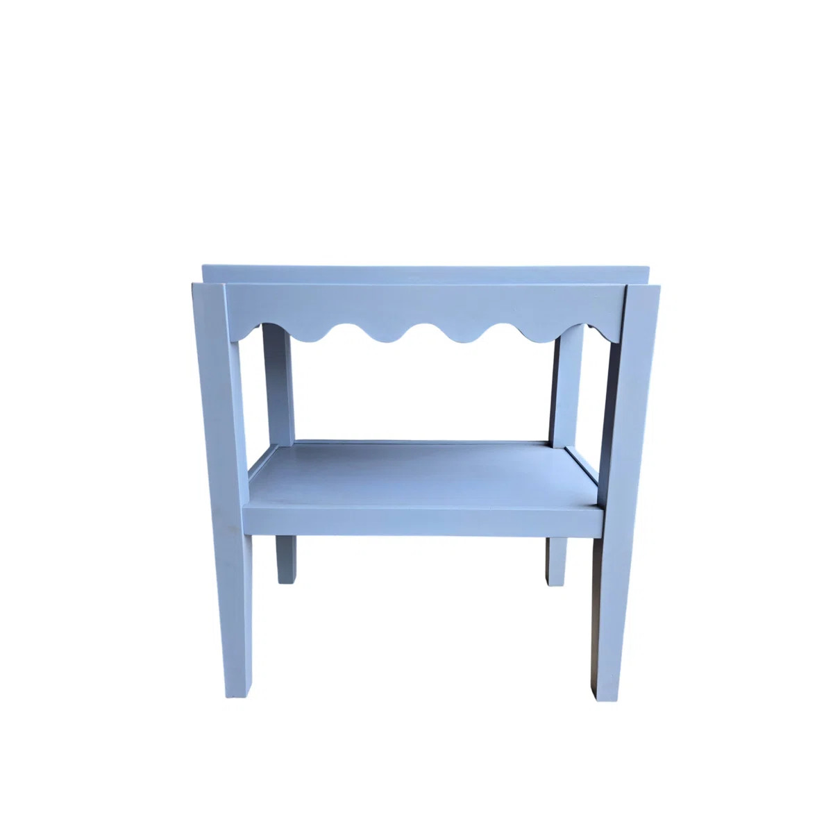 Elegant White 28 Inch Rectangular Accent Table with Two-Tier Storage | Wayfair North America