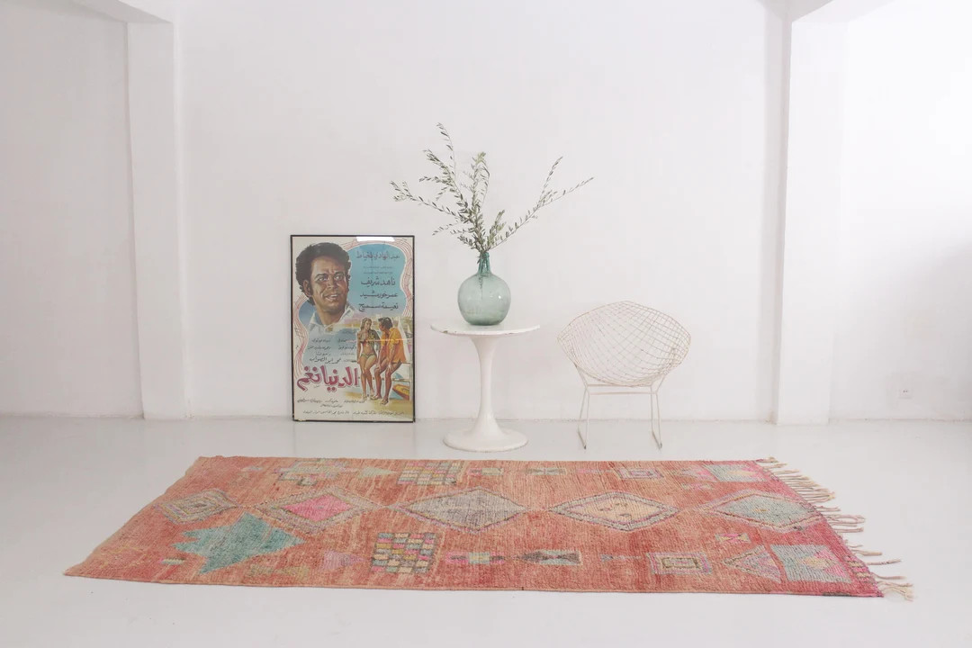 Vintage Moroccan Boujaad Rug SO CHARMED 5 Ft 10 X 11 Ft 4 / - Etsy | Etsy (US)