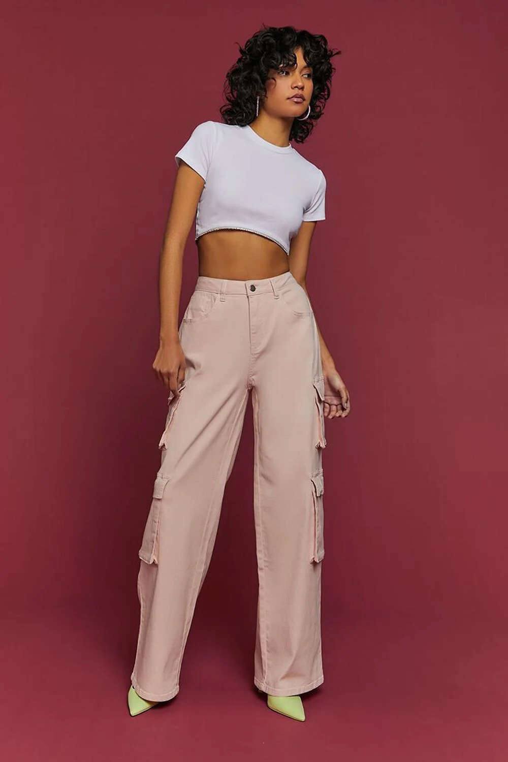High-Rise Cargo Pants | Forever 21 (US)