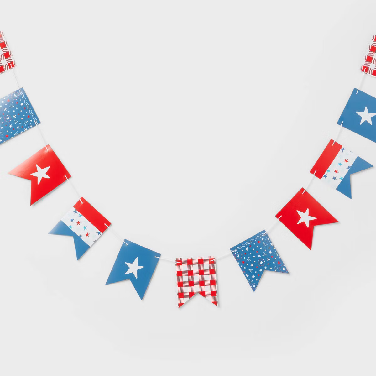 72" Paper Garland Dangler Party Decorations Red White and Blue - Sun Squad™ | Target