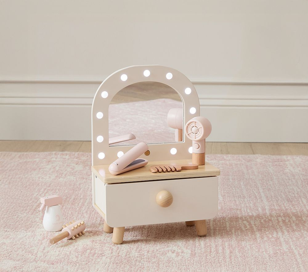Light Up Doll Mirror and Get Ready Set | Pottery Barn Kids