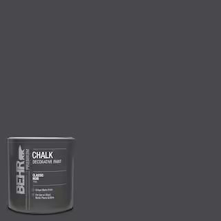 BEHR PREMIUM 1 qt. Classic Noir Interior Chalk Decorative Paint 718004 - The Home Depot | The Home Depot