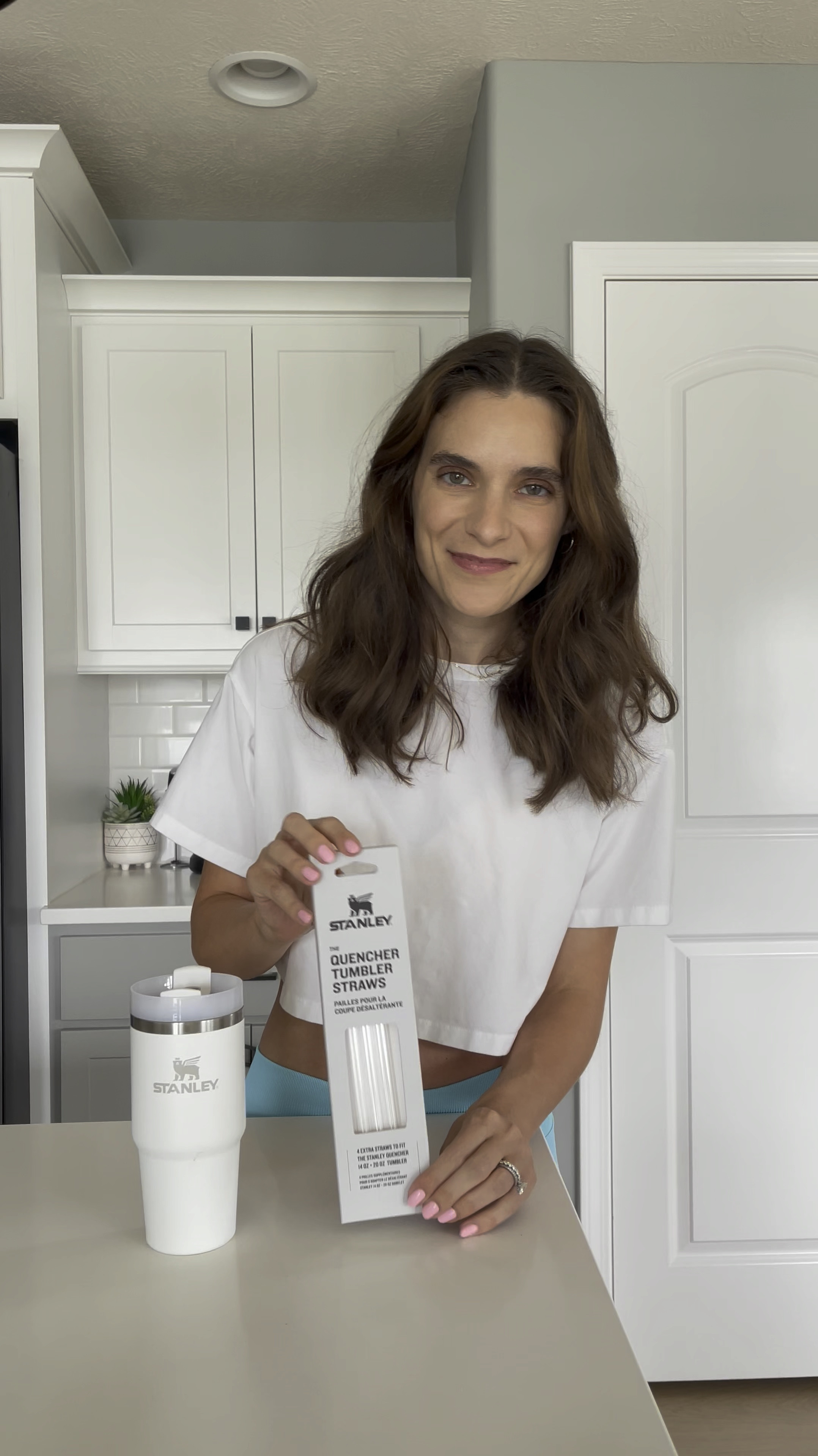 Stanley reusable quencher straws. My 17 month old daughter loves this Stanley and having the extra straws for when she gets one dirty is so handy! 

#LTKFamily #LTKBaby