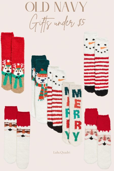 Old navy sale. Black Friday deals. Cozy wear. Gifts for everyone. Affordable gifts. Holiday gift inspo. Stocking stuffers. Gifts under $5. Sale. Holiday sale. Cyber week. Christmas socks. Cozy socks    


#LTKCyberWeek #LTKGiftGuide #LTKHoliday
