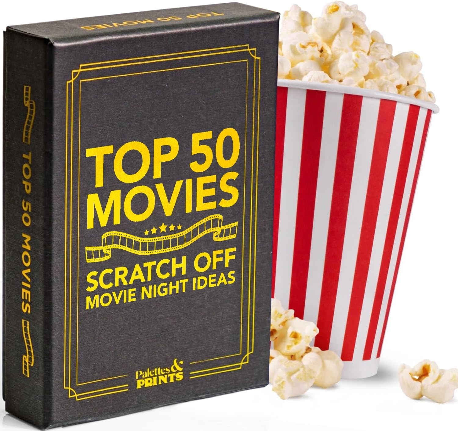 Premium Movie Night Scratch Off Cards – Gifts for Movie Lovers – End Movie Night Indecision W... | Amazon (US)