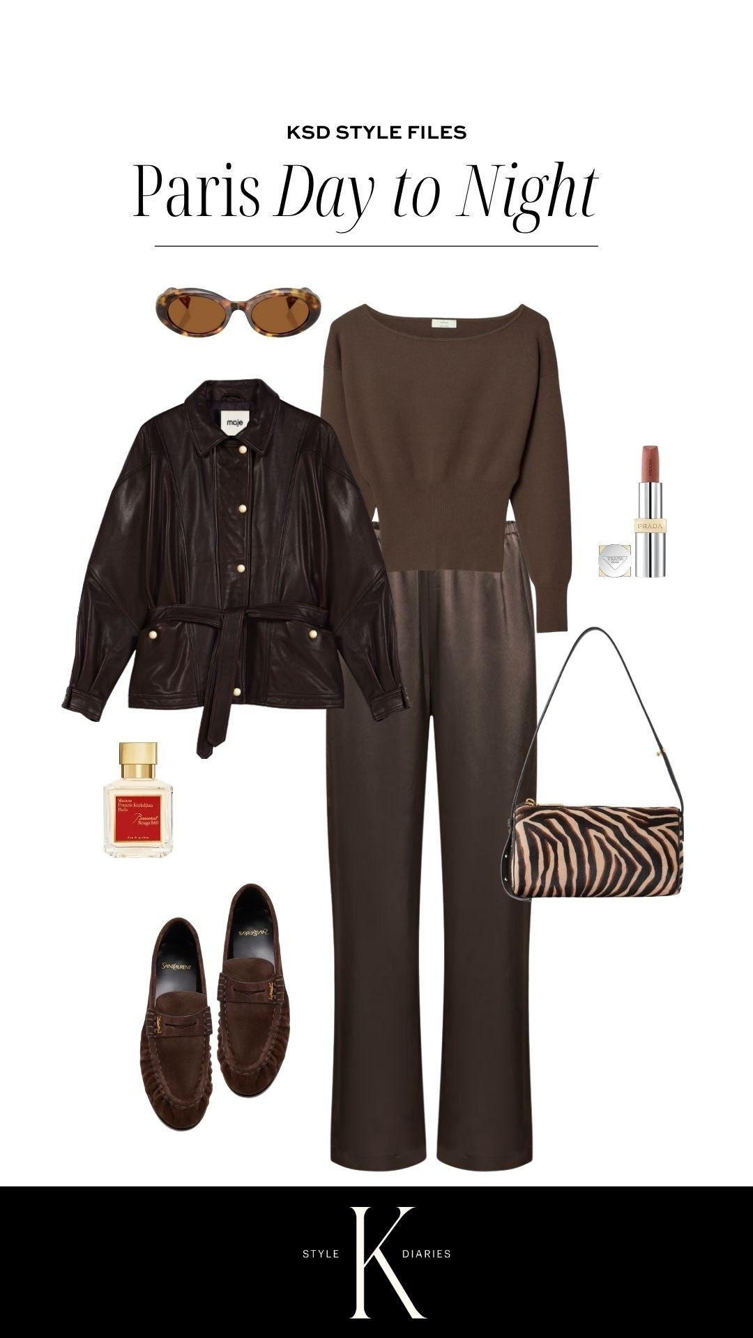 Super chic day-to-night outfit for Paris, or any other travels this fall. Switch out the sweater for a tee to dress it down

#LTKTravel #LTKgrwm #LTKSeasonal