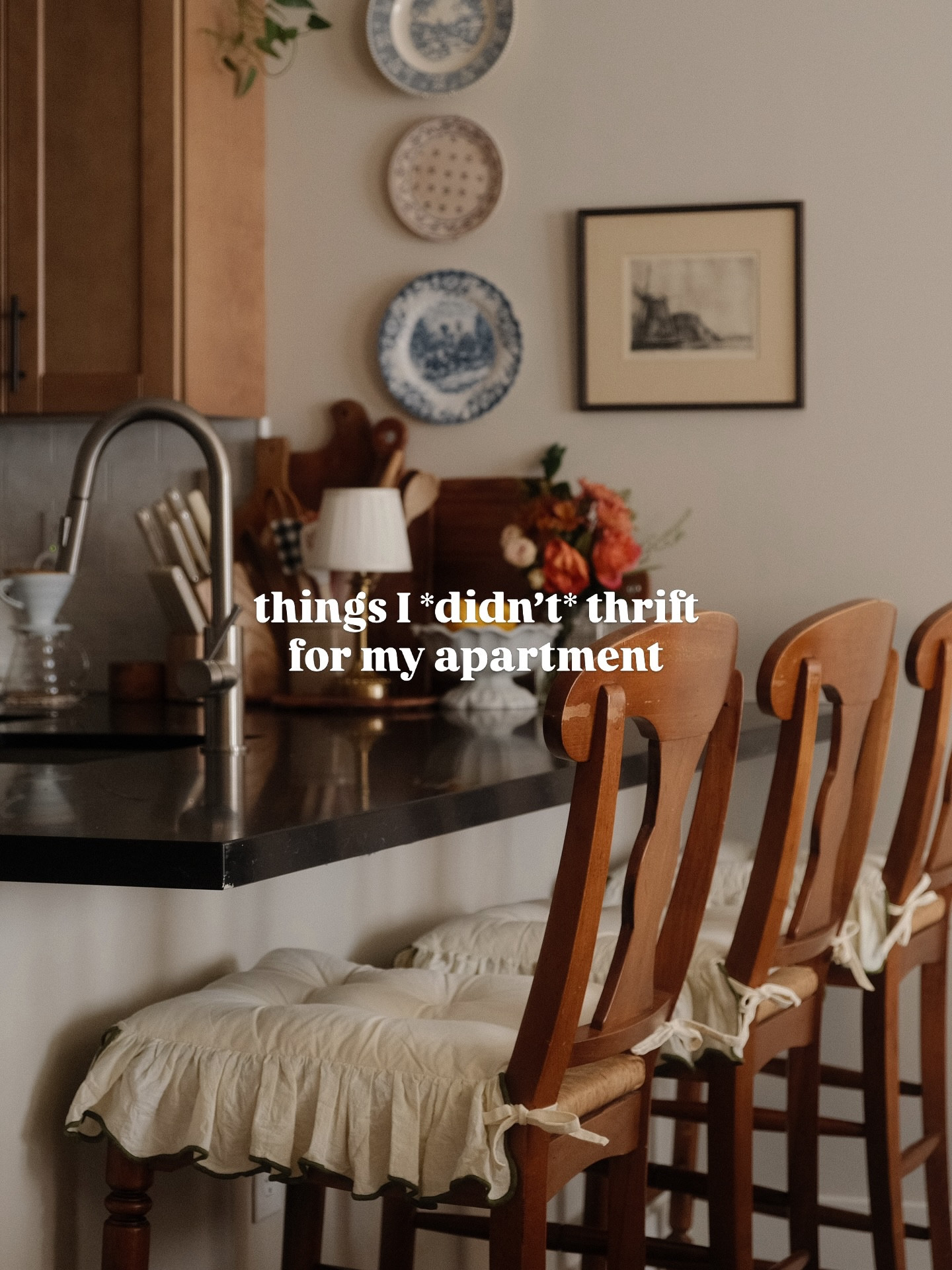 confessing what I DIDN’T thrift for my apartment 

Contrary to popular belief I do *occasionally* buy things new, and these are the bigger things I invested in. 

#apartmentdecor #cozyathome #apartmentstyle