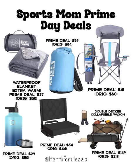 Prime day - prime day deals - prime deals - sports mom must haves - sports mom - collapsible wagon - waterproof blanket - travel ball - backpack coolers - foldable chair - amazon - amazon deals - amazon gifts - gifts for moms 

#LTKxPrimeDay #LTKsalealert #LTKfamily