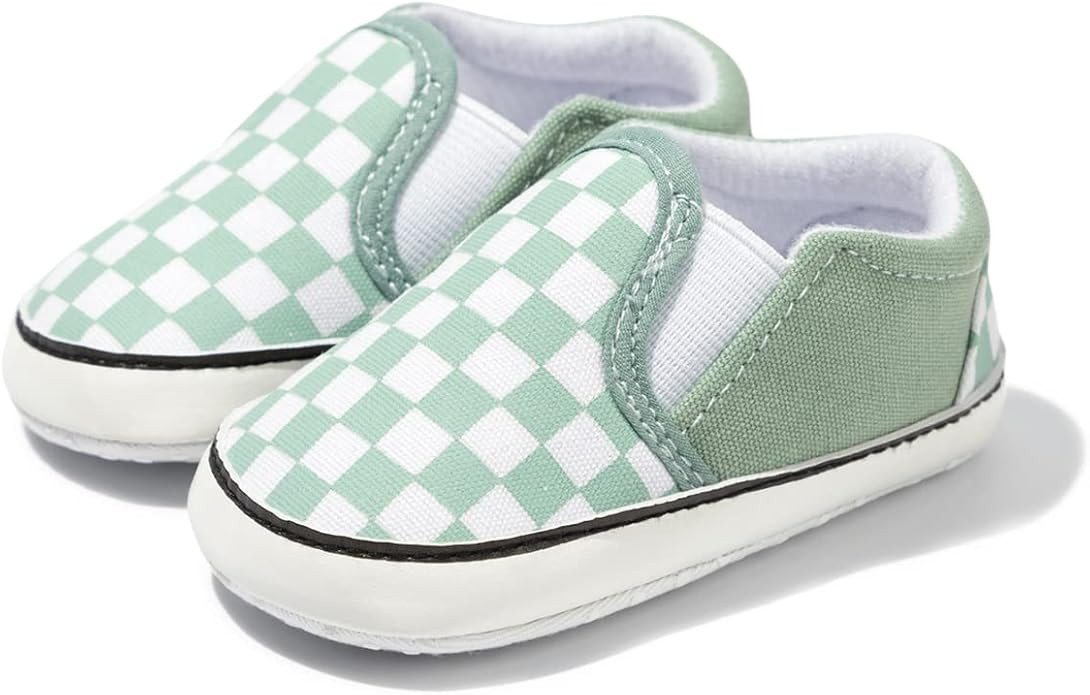 Amazon.com | Aploxphy Baby Boys Girls Canvas Casual Sneakers Soft Sole Newborn Ankle Infant Flat ... | Amazon (US)