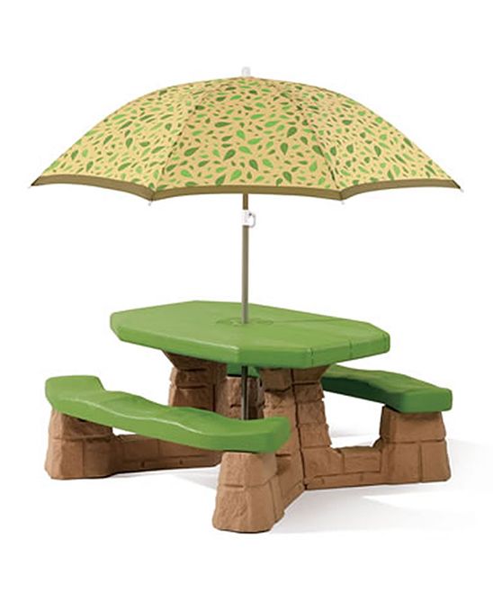 Step2 Patio Tables - Kids Picnic Table & Umbrella | Zulily