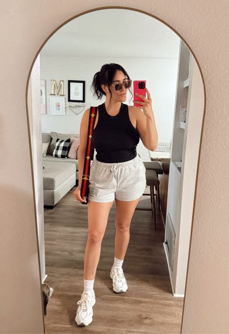Ultra casual outfit inspo. Perfect for those busy errands day. 

Top // M
Shorts // L
Sneakers // 8 (run tts)

#LTKFindsUnder50 #LTKShoeCrush #LTKStyleTip