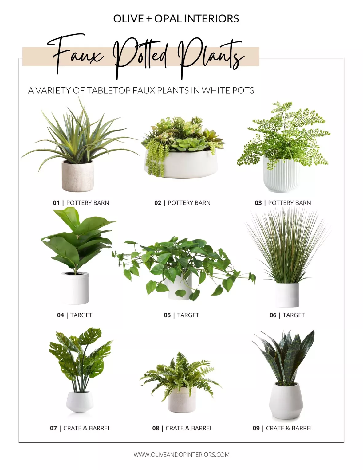 Fern : Fake Plants & Artificial Plants for Indoors : Target