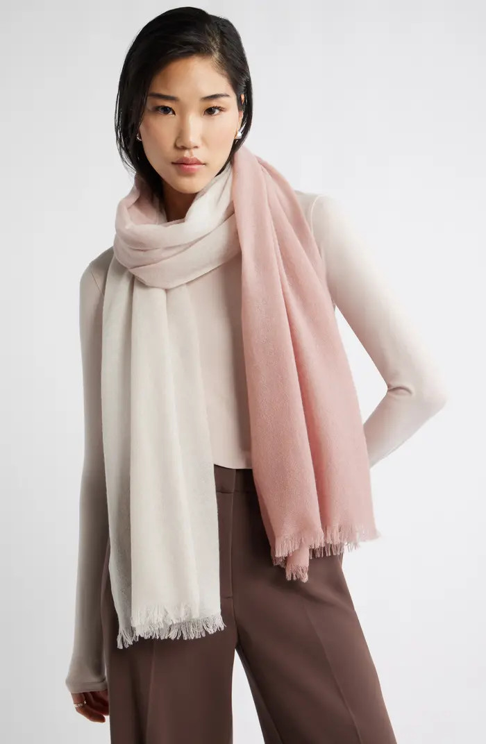 Textured Lightweight Cashmere Scarf | Nordstrom