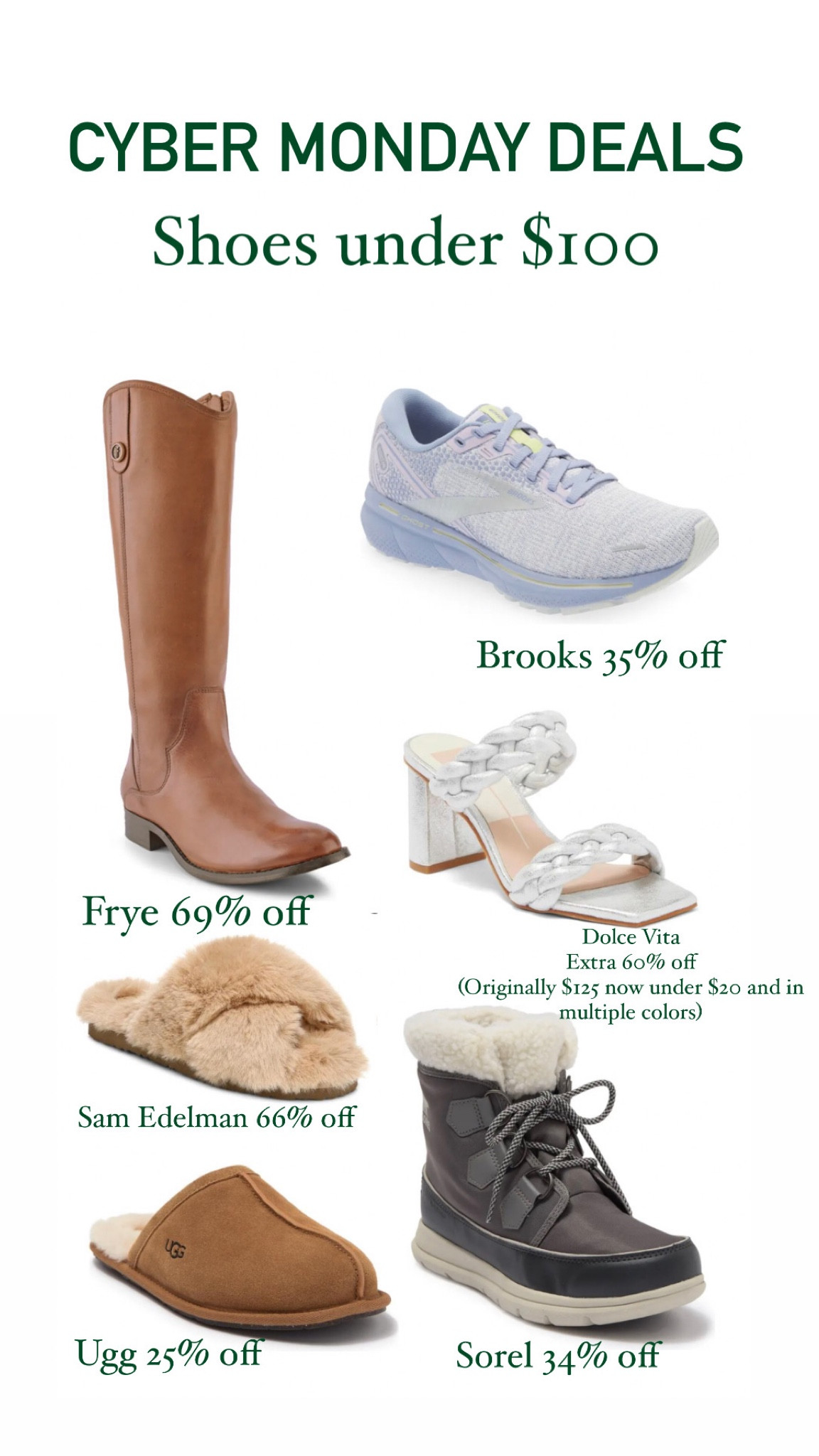 Gift guide for her, nordstrom favorites, sorel sale, ugh sale, brooks sale, running shoe sale, Frye sale, Nordstrom rack favorites, gifts for her, cyber Monday, Sam Edelman sale, dolce vita sale, holiday heels, holiday shoes, leather boots

#giftsforgirlfriend #giftsformom #hugesale #winterstyle #giftguideforher #giftguide #christmas #christmasgifts #fallstyle #falloutfits #under75 #under50 #hoodie #pullover #toothbrush #leatherboots #designershoesale #under50 #under100 #under40 #runningshoes #liketkit #ltkgifts #simplestyle #trendystyle #trending #giftideas #giftsforher #giftsformom #giftsforteen #shoesale #bootsale #nordstromgifts #nordstromgiftguide #nordstromrack #nordstromrackgiftguide #holidayheels #dolcevita #ugg #uggs #sorel #sorelboots #snowboots #winterstyle #winteroutfits

#LTKHoliday #LTKCyberweek #LTKGiftGuide
