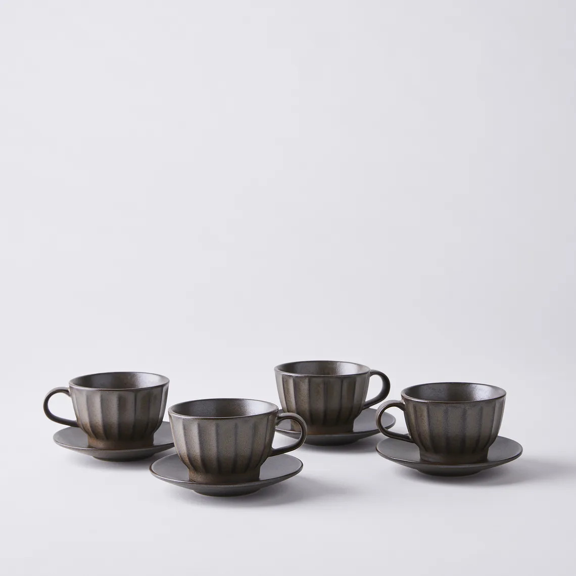 Inku Scalloped Ceramic Coffee Cup & Saucer | Food52