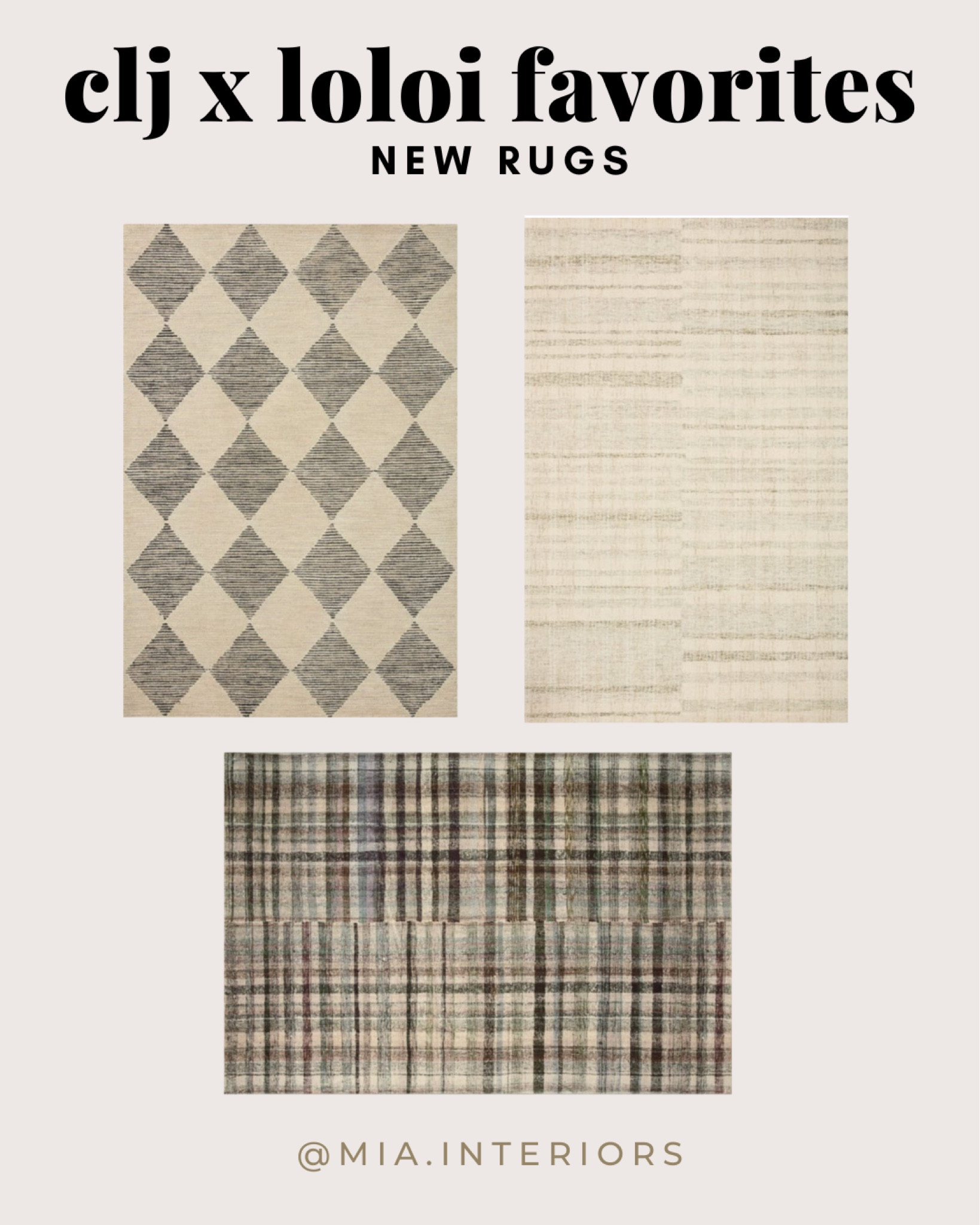 The Chris Loves Julia x Loloi collection has launched! Here are a few of my favorites from the collections

#clj #loloi #cljxloloi #loloirugs #rugs #arearugs #woolrugs #livingroomrugs #livingroomdecor 

#LTKsalealert #LTKSeasonal #LTKhome