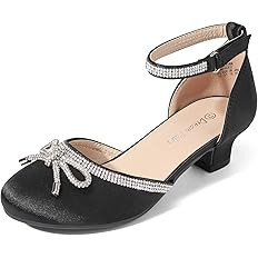 DREAM PAIRS Girls Dress Shoes Closed Toe Low Heels Ankle Strap Pumps for Toddler Little Big Kid F... | Amazon (US)