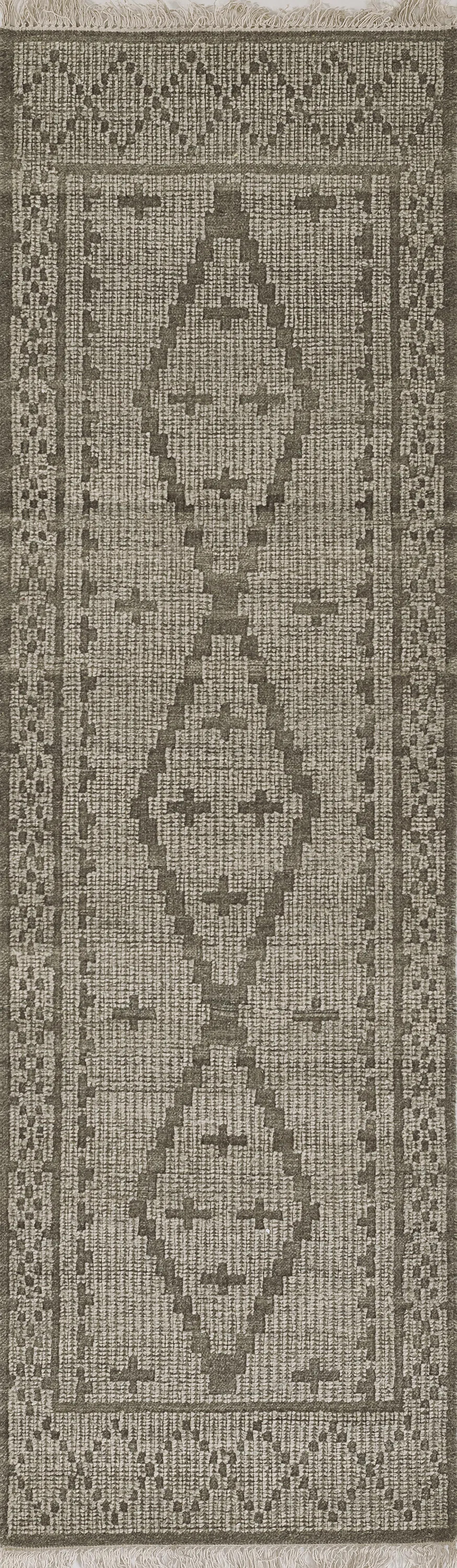 Elick Handmade Gray/Brown Rug | Joss & Main