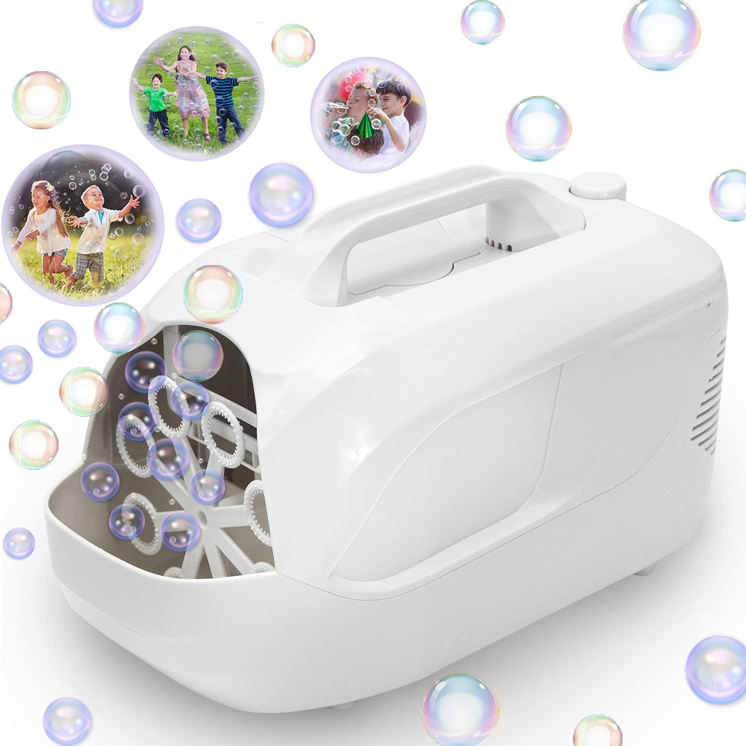 JOYIN Bubble Machine, Automatic Bubble Blower, Portable Auto Bubble Maker with High Output, Power... | Amazon (US)