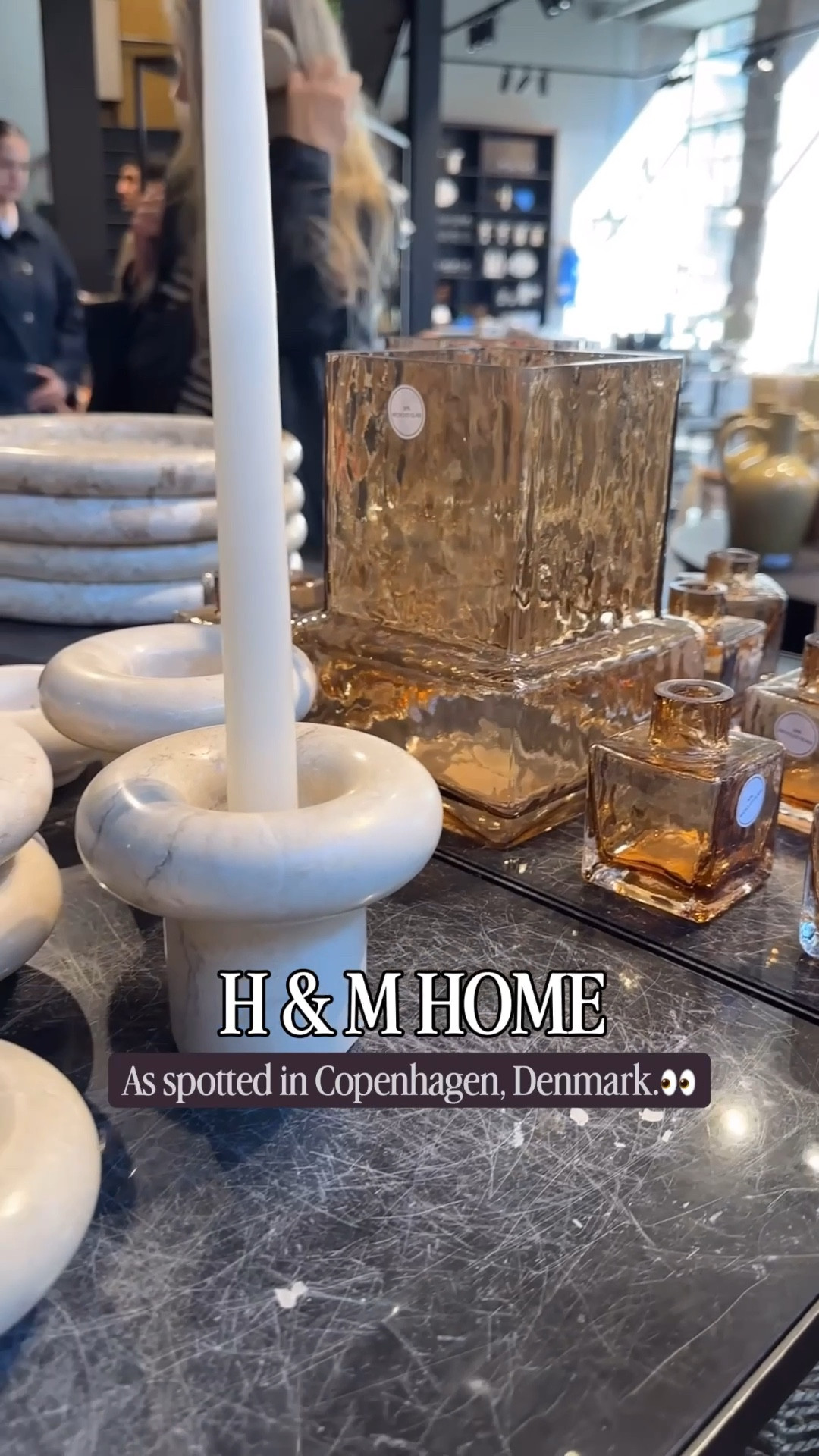 Just got back from Copenhagen and was thrilled to check out H & M home! I saw some beautiful lighting, along with marble candle holders, and stunning amber glass vases and other home accents. And almost everything is up to 50% off! Don’t sleep on H & M home, k?!

#LTKSaleAlert #LTKHome