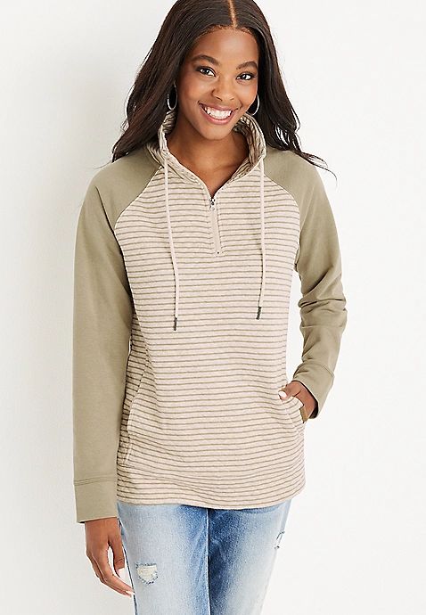 Chalet Funnel Neck Sweatshirt | Maurices