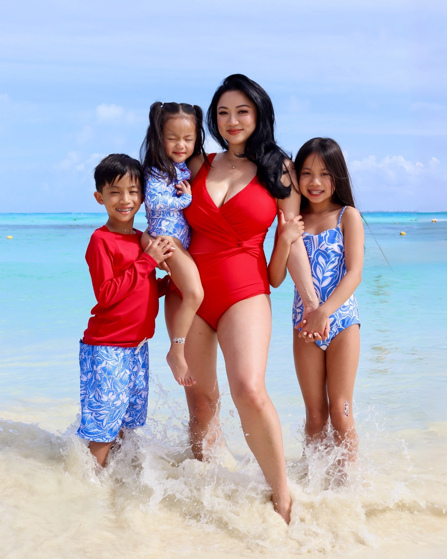 Motherhood, but with better views 🌊✨ Just me and my little reasons ♥️ to stay in the water longer.
.
.
.
.
.
Mommy and me, mini me, mom of 3, mom of three, mom life, motherhood inspired, mother through Instagram, moms of IG, mommy hood, family photos, family pictures, family trip, cancun, mexico, Philly blogger, Asian blogger, macr influencer, Philadelphia blogger, Philly influencer