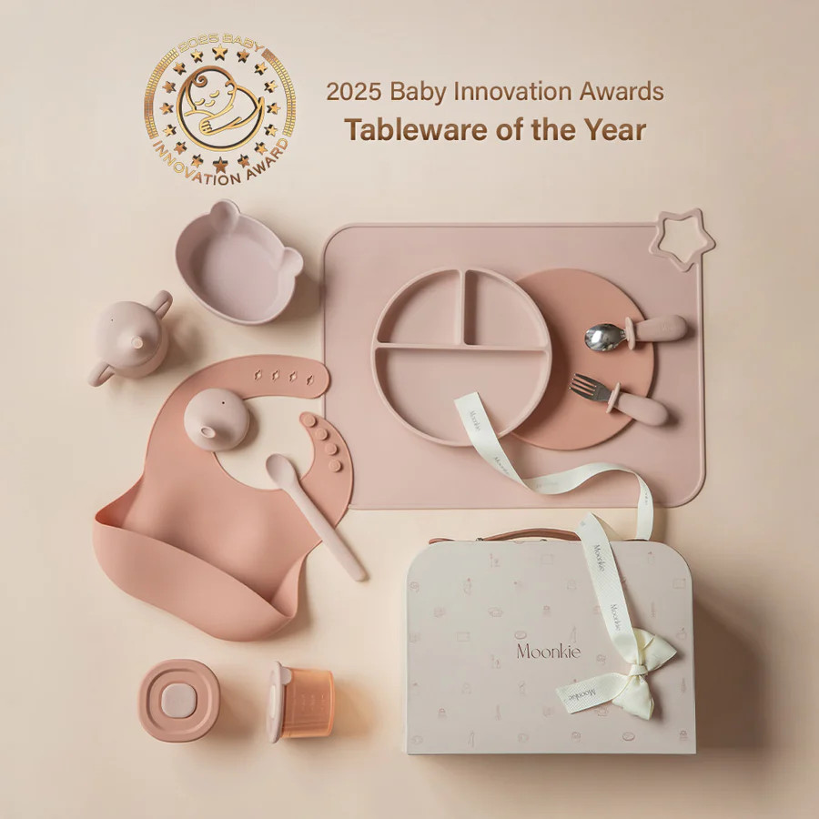 First Bites Gift Set (Blush/Muted) | Moonkie