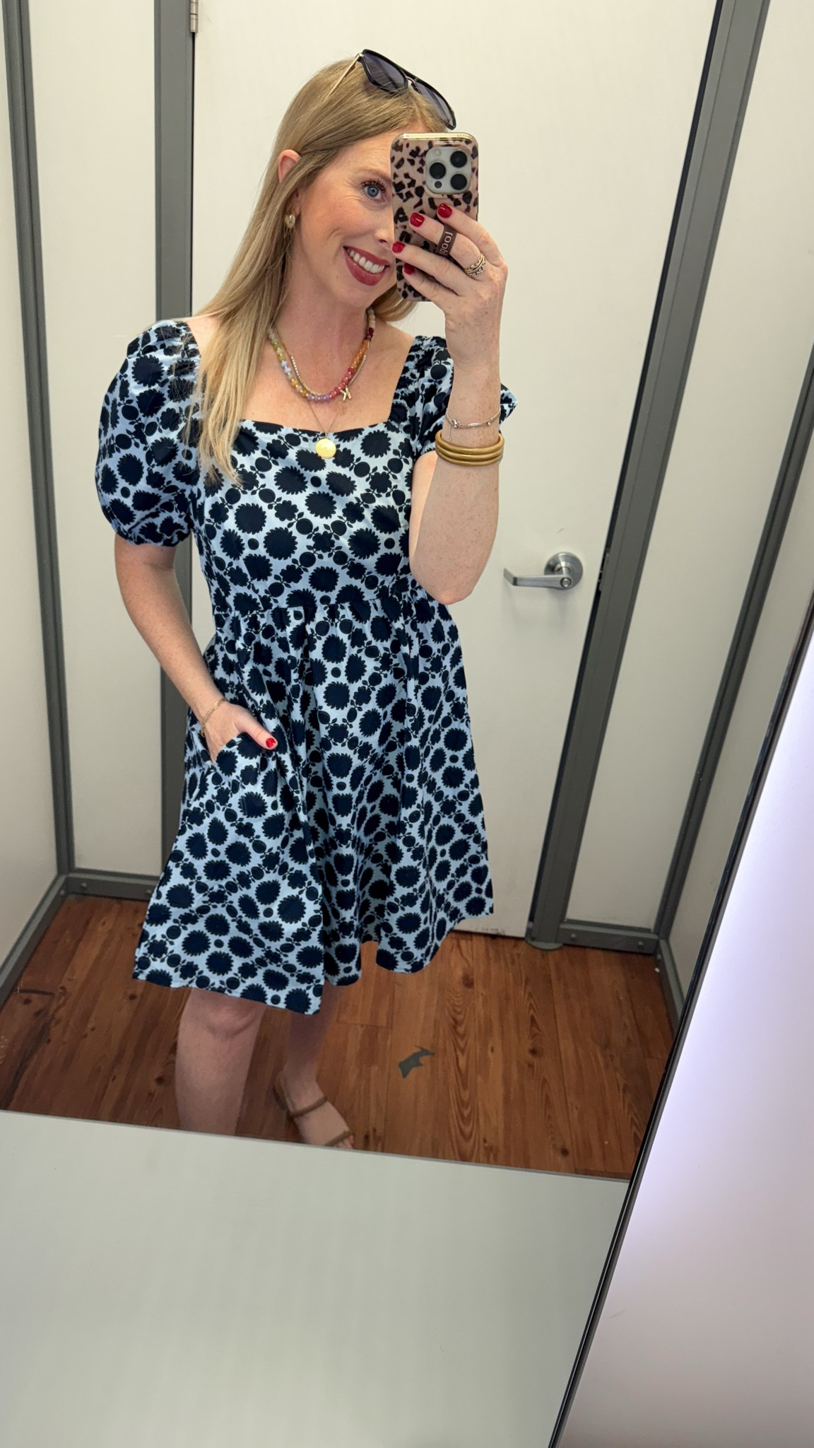Walmart outfit, time and tru puff sleeve dress, under $20!

#LTKmomlife #LTKootd