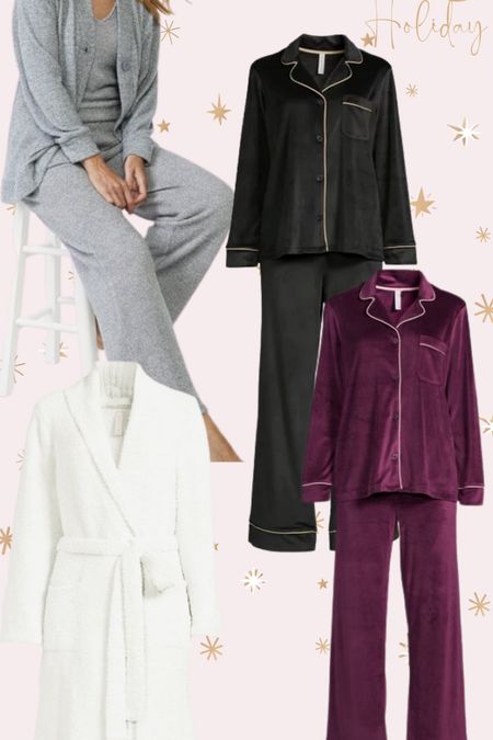 This robe for women and Walmart pajamas make the coziest holiday pajamas for gifting or for wearing!

#LTKGiftGuide #LTKunder50 #LTKstyletip