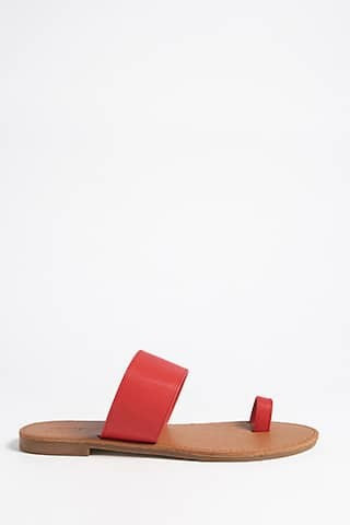 Faux Leather Toe Ring Sandals | Forever 21 (US)