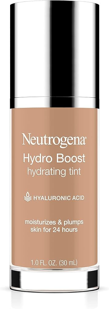 Neutrogena Hydro Boost Hydrating Tint with Hyaluronic Acid, Lightweight Water Gel Formula, Moistu... | Amazon (US)