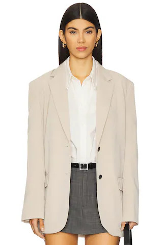 EAVES Siya Blazer in Beige from Revolve.com | Revolve Clothing (Global)