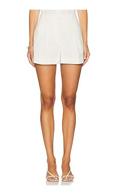 L'Academie by Marianna Emi Short in Khaki Stripe from Revolve.com | Revolve Clothing (Global)