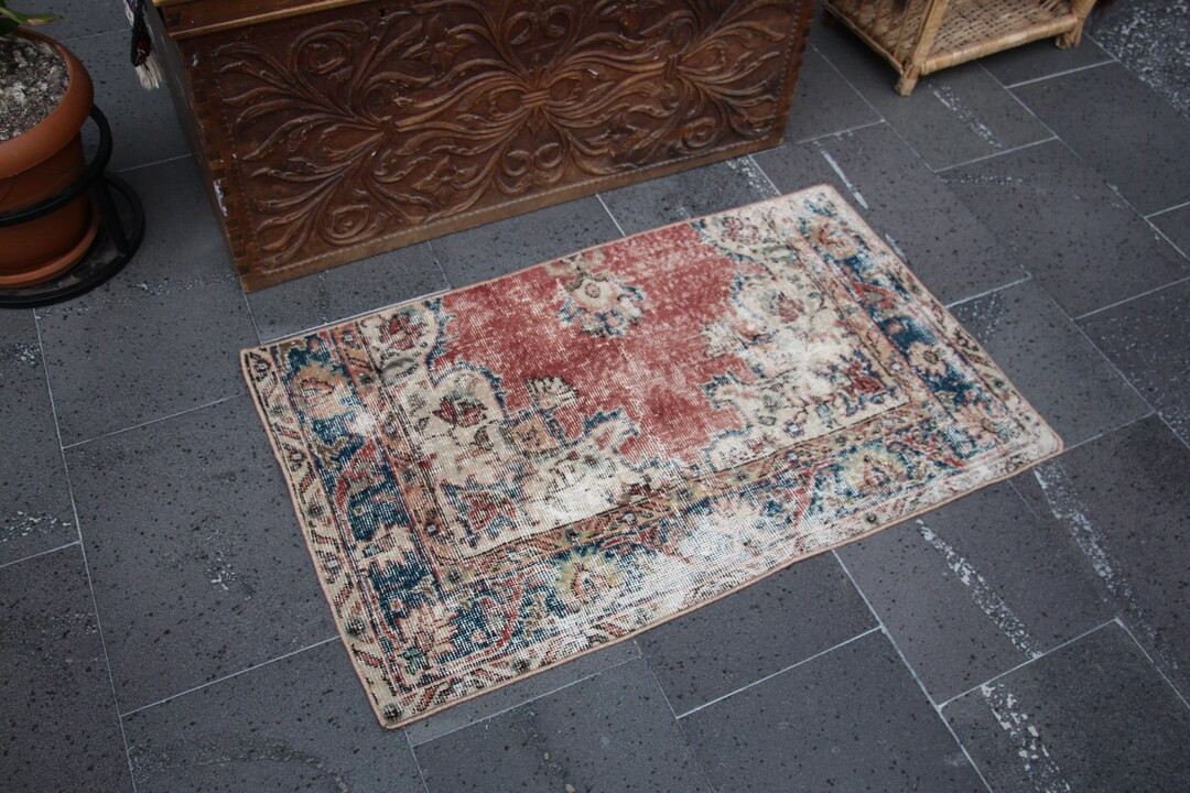 Turkish Rug Vintage Rug Small Rug Area Rug 2.1 X 3.4 Ft - Etsy | Etsy (US)