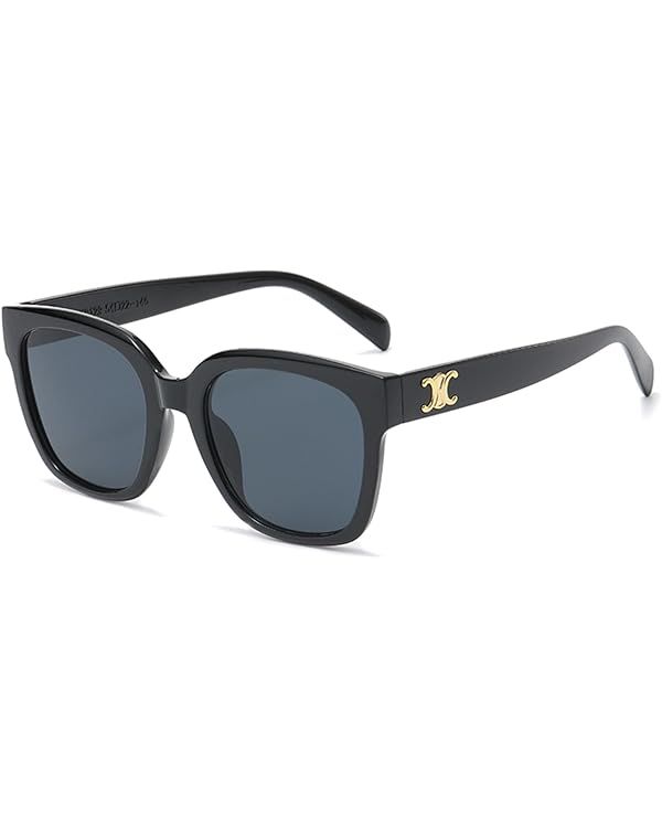 CHYRLRIE Vintage Sunglasses for Women and Men Fashion Y2k Designer Luxury Square Gradient Sun Gla... | Amazon (US)