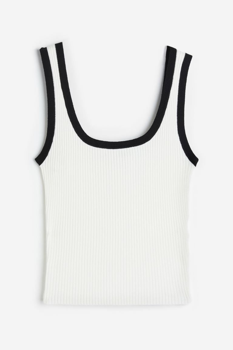 Rib-knit Tank Top | H&M (US + CA)