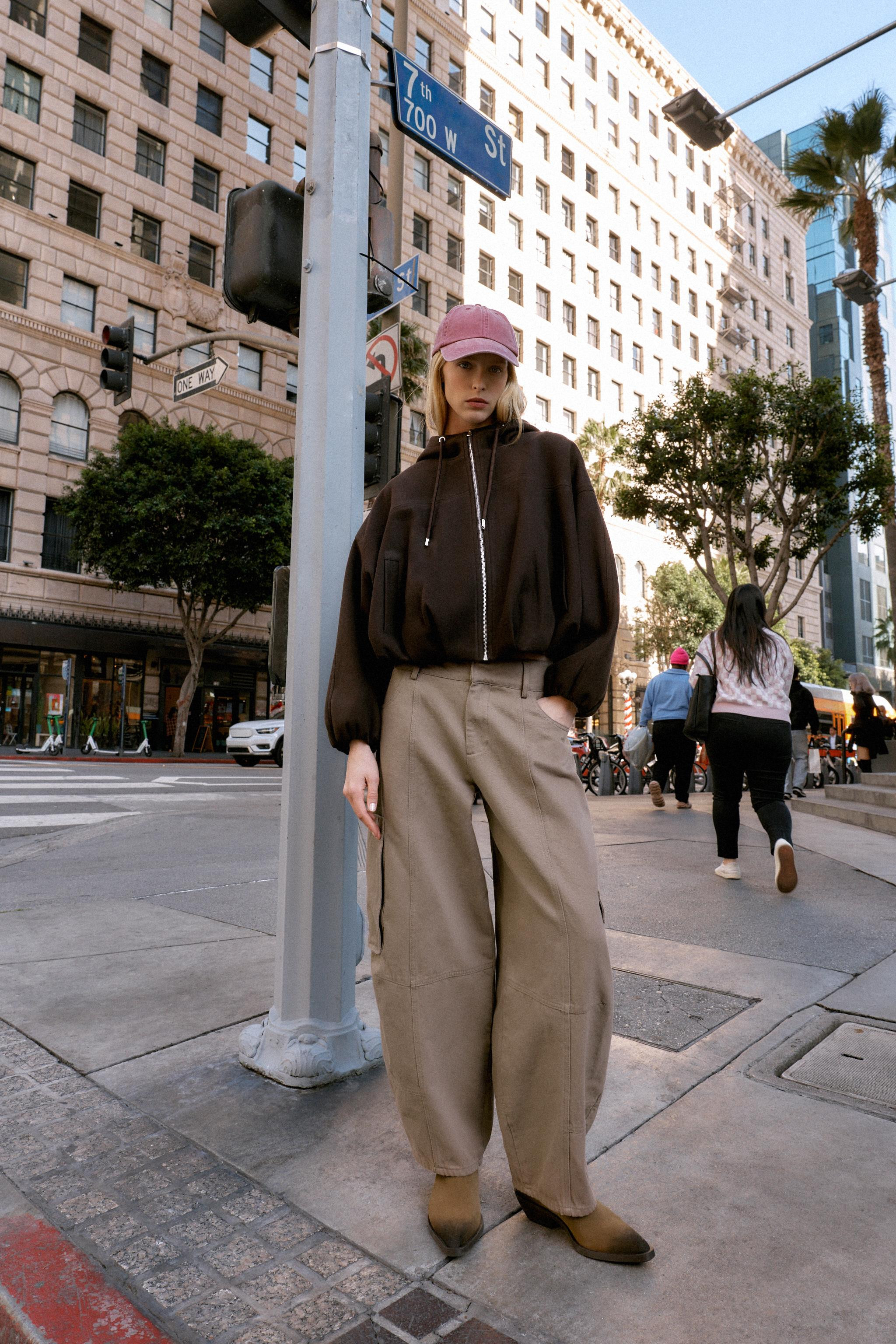 SOFT HOODIE OVERSIZED BOMBER JACKET | Zara US