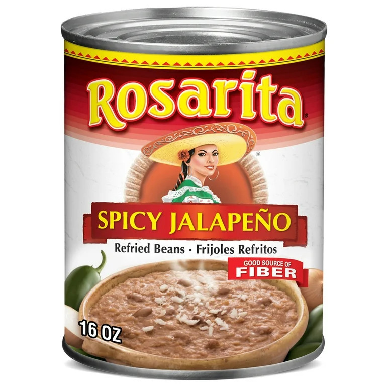 Rosarita Spicy Jalapeno Refried Beans, 16 oz. | Walmart (US)