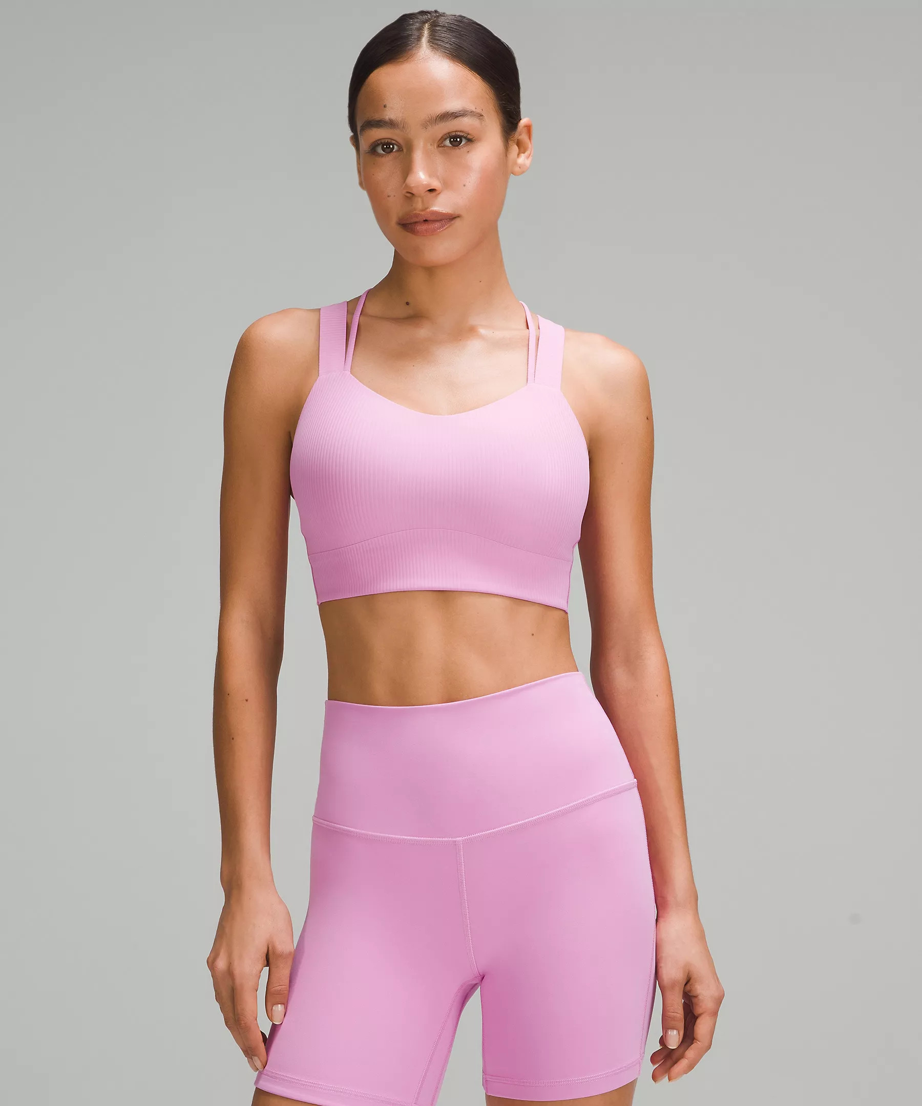 Like a Cloud Ribbed Longline Bra *Light Support, B/C Cup | Women's Bras | lululemon | Lululemon (US)