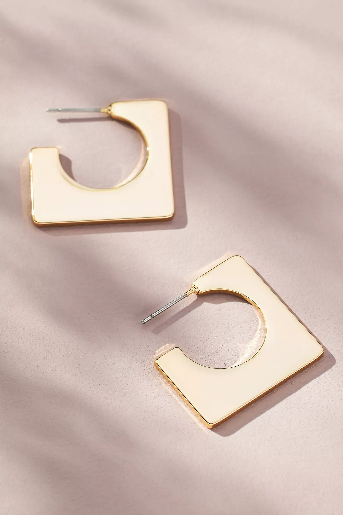 Square Huggie Hoop Earrings | Anthropologie (US)