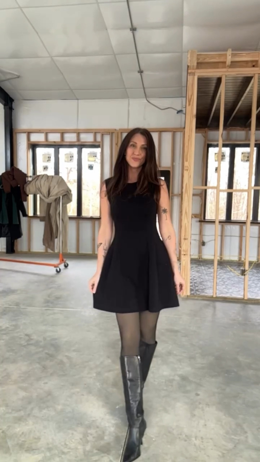 
I think this would be so cute with a long lace top under 

Wearing a small. It fits true and has some stretch to it. 

Black dress | holiday dress

#LTKootd #LTKHoliday