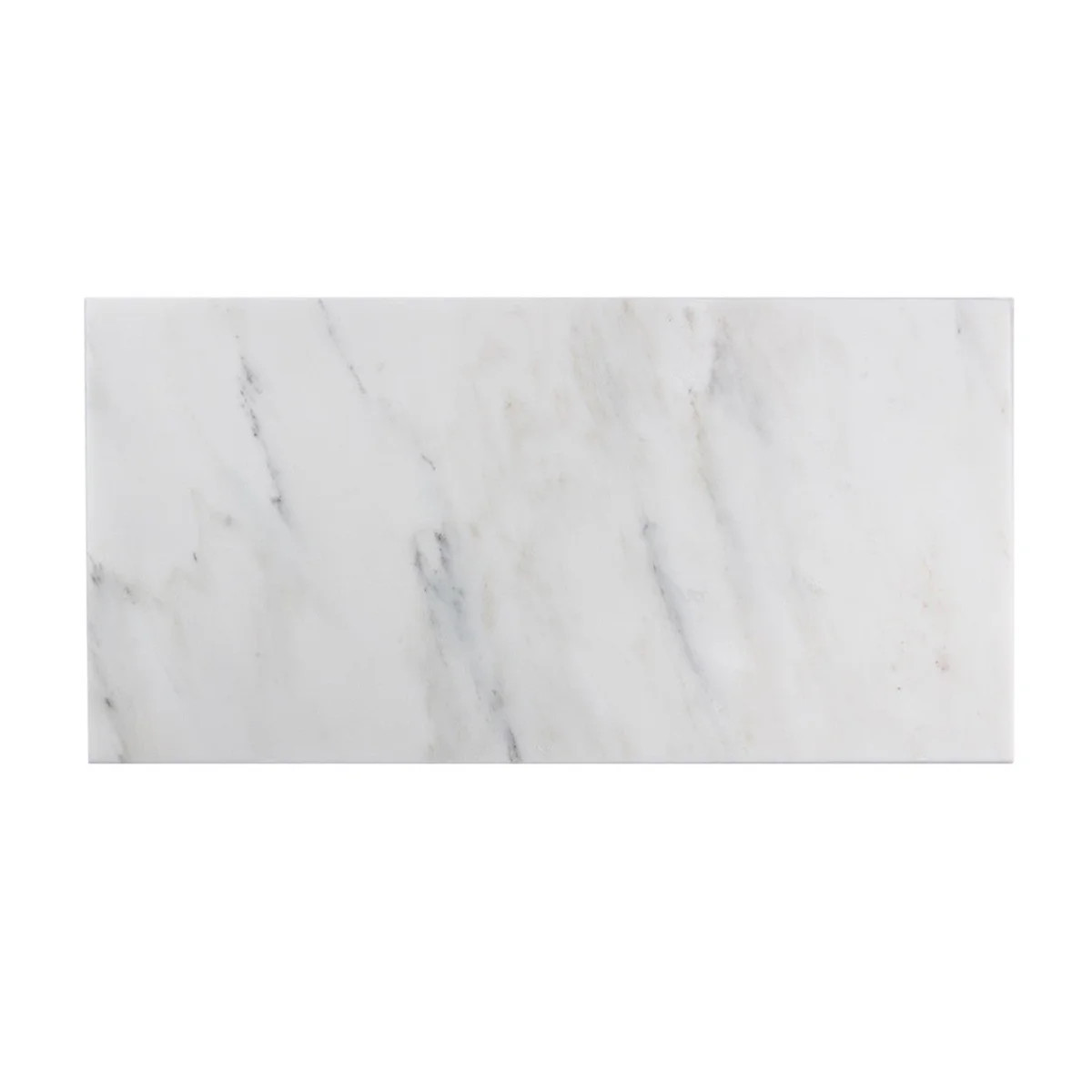 Oriental White 12-in x 24-in Marble Floor and Wall Tiles(2-sq. ft/ Piece) (Set of 5) | Wayfair North America