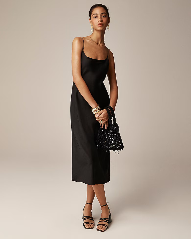 Gwyneth slip dress in luster charmeuse | J. Crew US