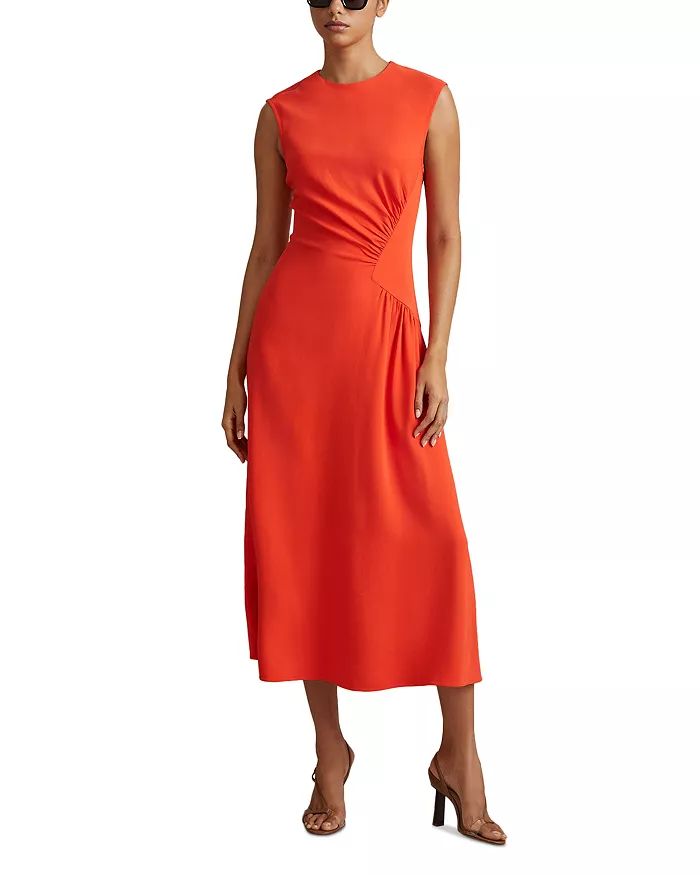 Stacey Ruched Midi Dress | Bloomingdale's (US)