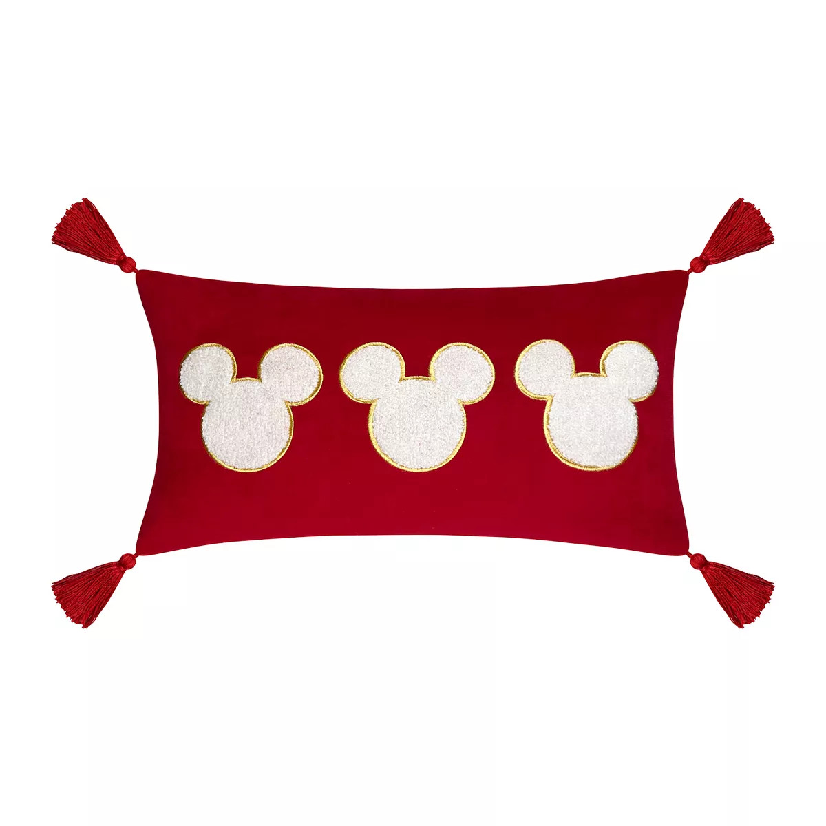 St. Nicholas Square® Disney Triple Mickey Tasseled Holiday Throw Pillow | Kohl's