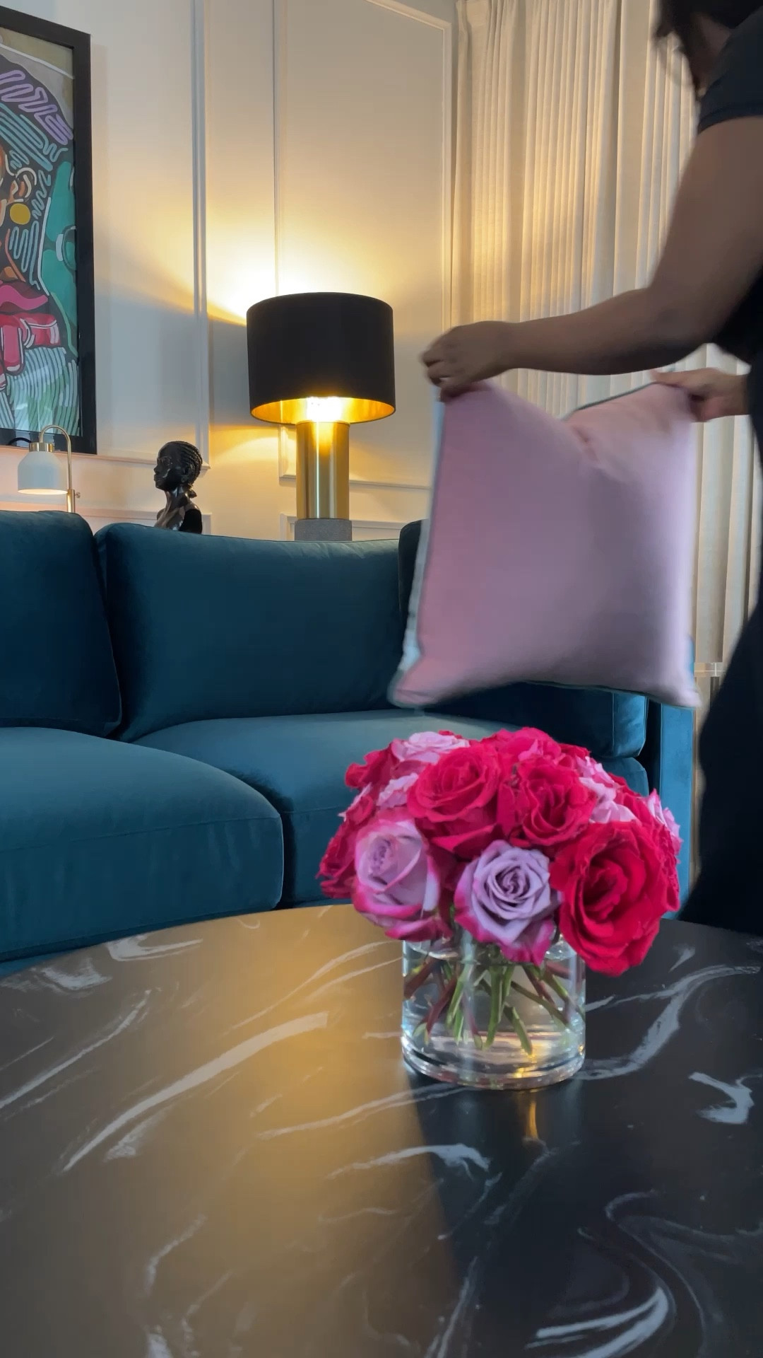 Styling new colorful sofa from Interior define. 

Performance fabric sofa, velvet sofa, colorful sofa, living room decor, living room styling, living room inspo 

#LTKHome