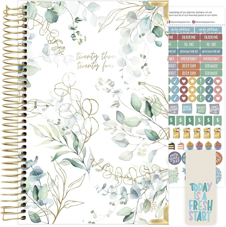 HARDCOVER bloom daily planners 2023-2024 Academic Year Day Planner (July 2023 - July 2024) - Pass... | Amazon (US)