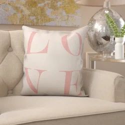 House of Hampton Clayhatchee Love Throw Pillow | Wayfair | Wayfair North America